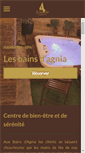 Mobile Screenshot of les-bains-dagnia.com