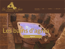 Tablet Screenshot of les-bains-dagnia.com